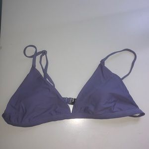 purple bikini top